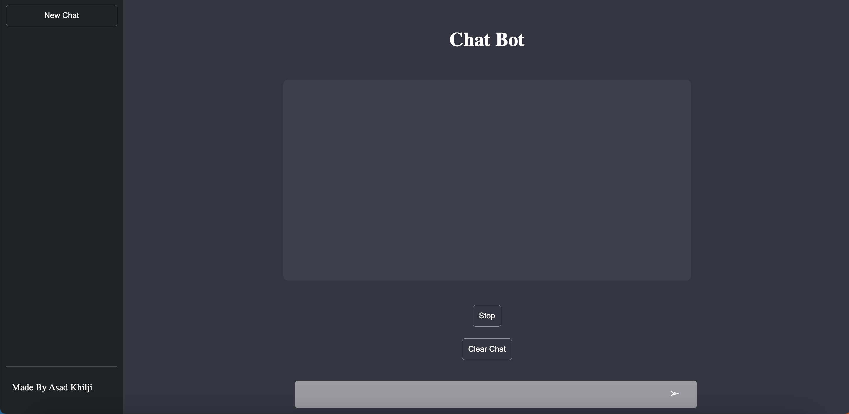 Chat Bot custom assistant UI