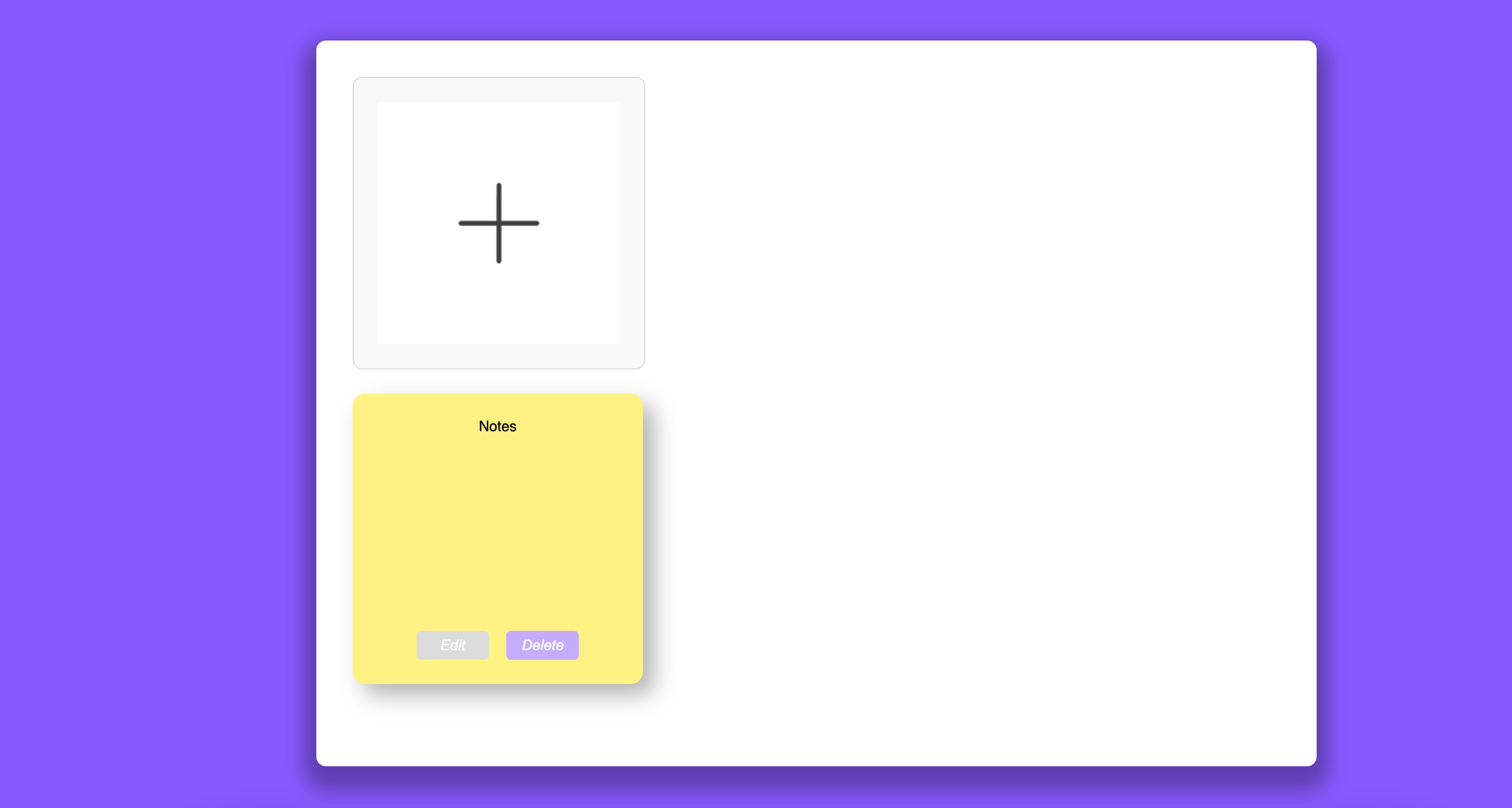 Note Taker app interface